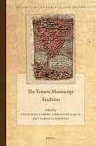The Yemeni Manuscript Tradition David Hollenberg Christoph Rauch