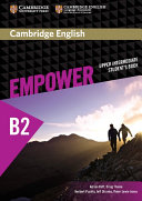 Cambridge English Empower Upper Intermediate Students Book Adrian Doff