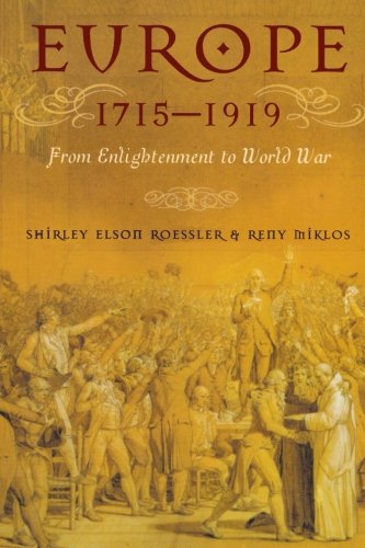 Europe 17151919 From Enlightenment To World War Shirley Elson Roessler