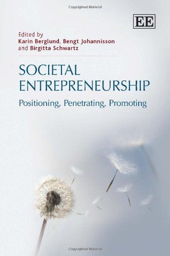 Societal Entrepreneurship Positioning Penetrating Promoting Karin Berglund