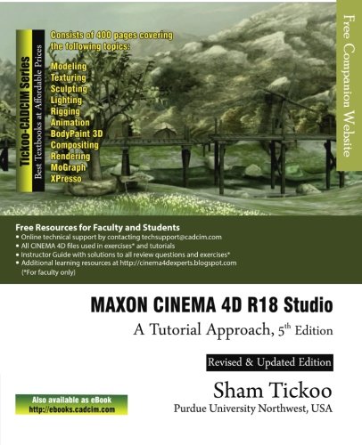Maxon Cinema 4d R18 Studio A Tutorial Approach 5th Edition Sham Tickoo