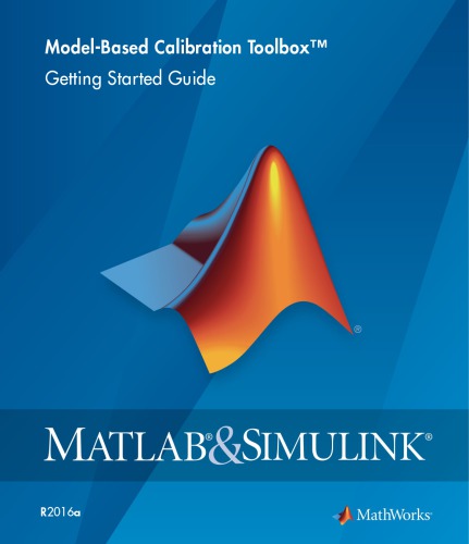 Matlab Modelbased Calibration Toolbox Documentation