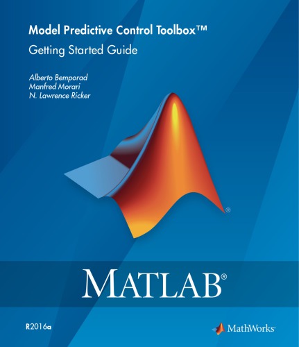 Matlab Model Predictive Control Toolbox Documentation
