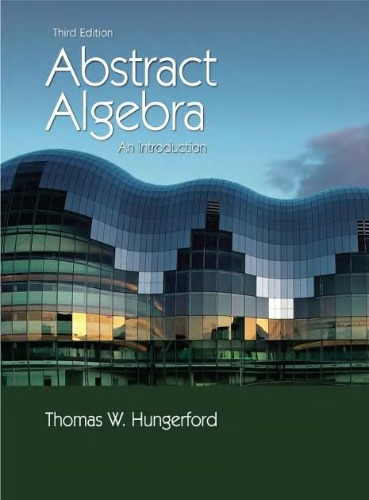 Abstract Algebra An Introduction 3ed Hungerford Tw