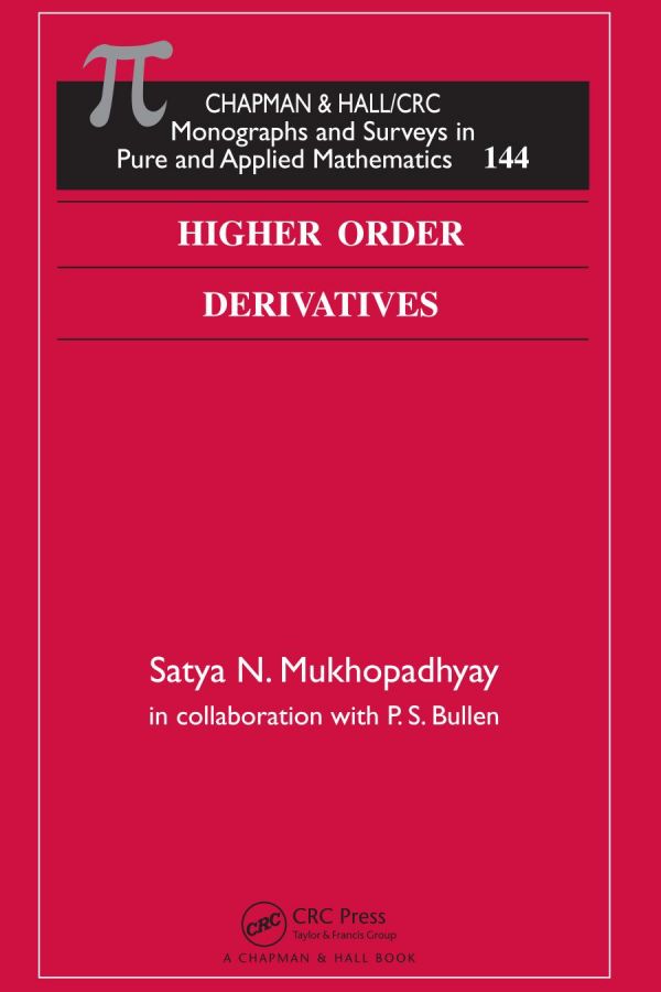 Higher Order Derivatives Mukhopadhyay S