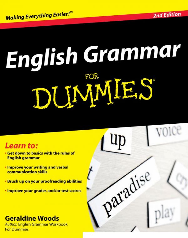 English Grammar For Dummies 2nd Edition 2ed Geraldine Woods