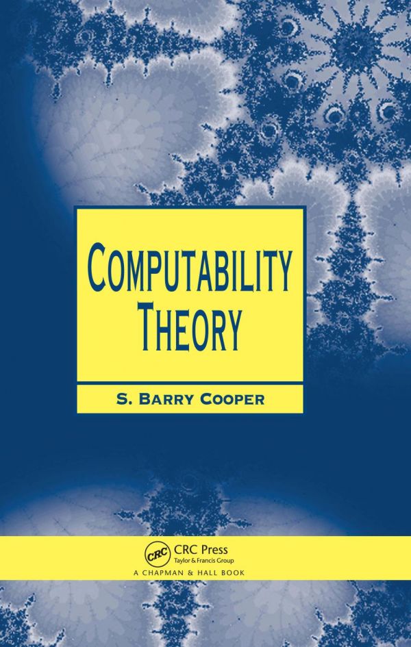 Computability Theory 1st Edition S Barry Cooper