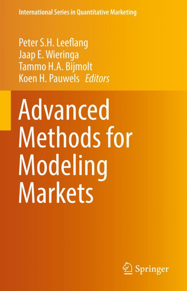 Advanced Methods For Modeling Markets Bijmolt Tammo Ha Leeflang