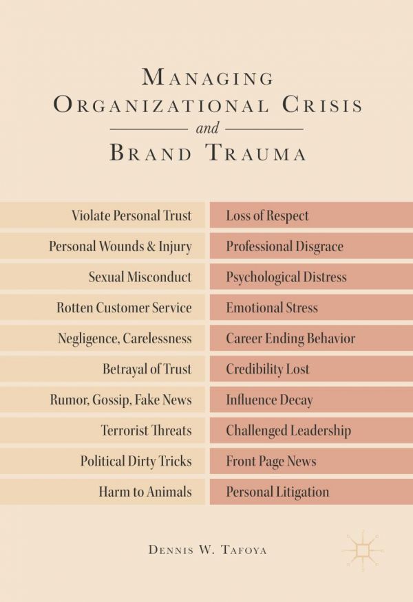 Managing Organizational Crisis And Brand Trauma Tafoya Dennis W