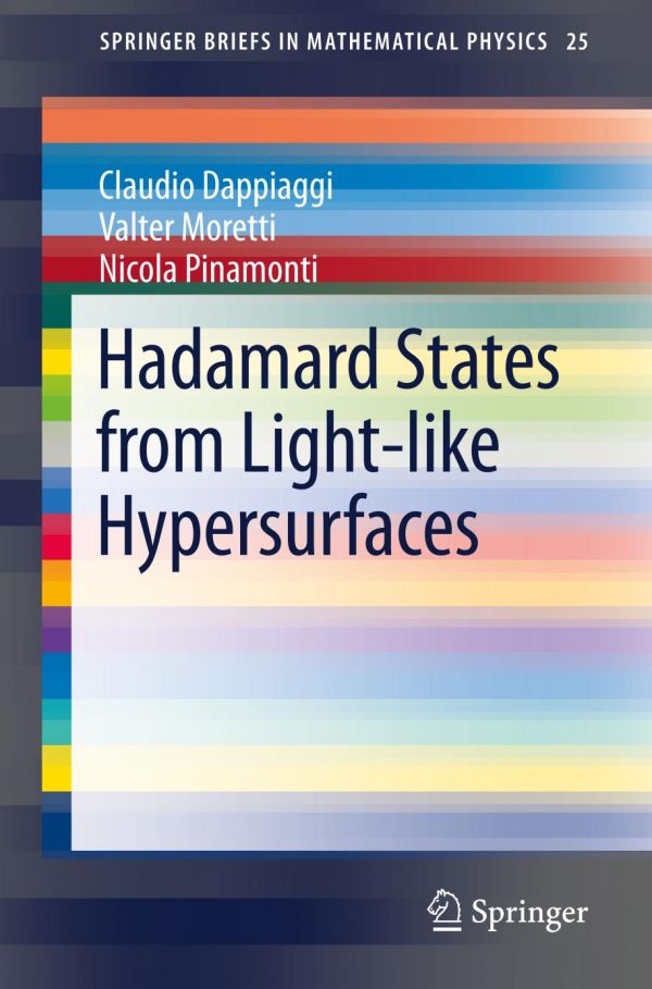 Hadamard States From Lightlike Hypersurfaces Dappiaggi Claudio Moretti