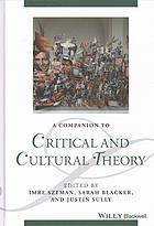 A Companion To Critical And Cultural Theory Imre Szeman Sarah Blacker
