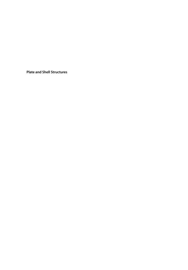 Plate And Shell Structures Selected Analytical And Finite Element Solutions Pamin