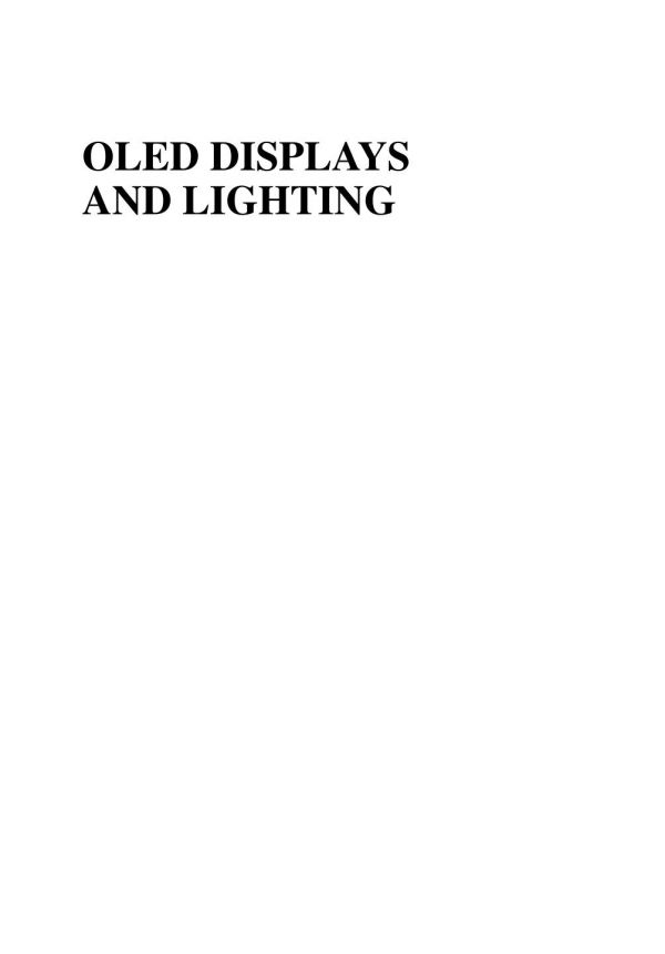 Oled Displays And Lighting Koden Mitsuhiro