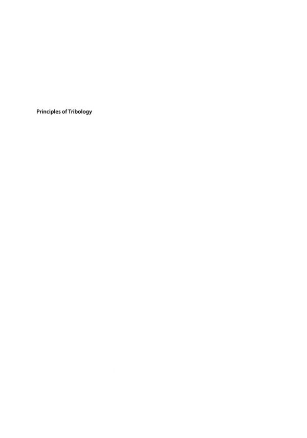 Principles Of Tribology 2nd Edition Huang Ping Wen Shizhu