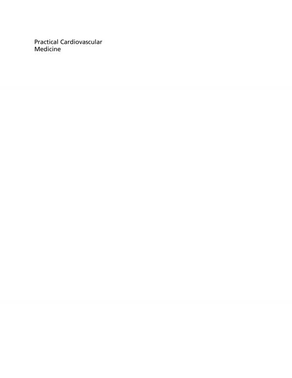 Practical Cardiovascular Medicine Hanna Elias B