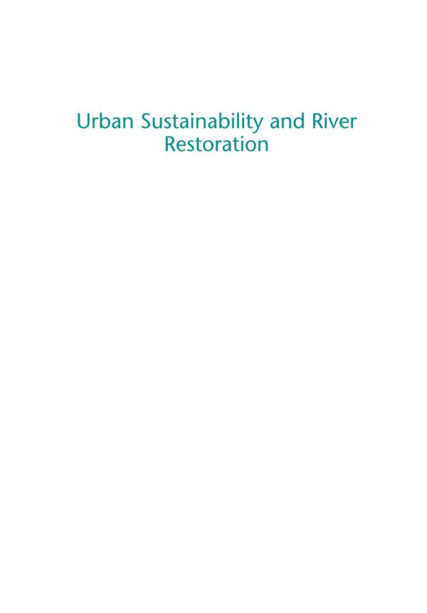 Urban Sustainability And River Restoration Green And Blue Infrastructure Perini