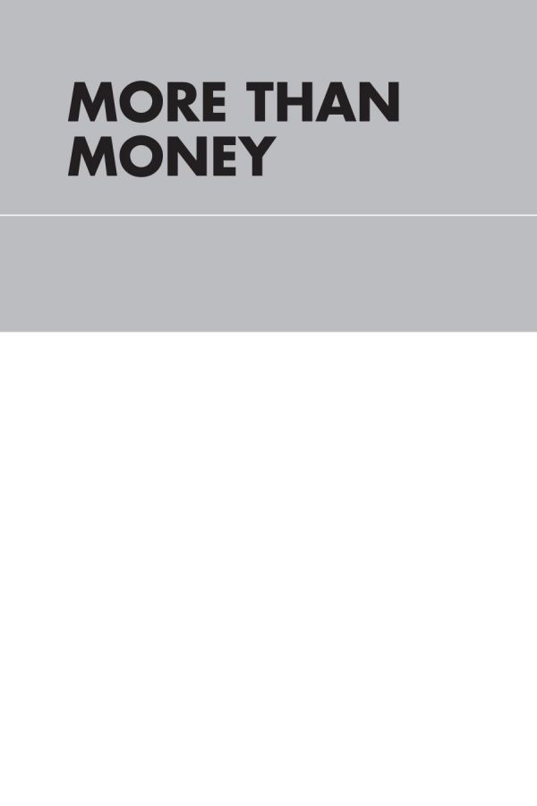 More Than Money A Guide To Sustaining Wealth And Preserving The Family Cole