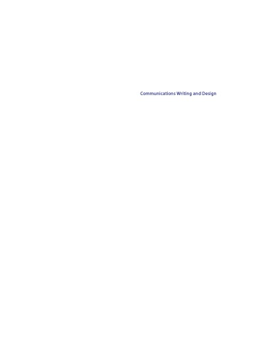 Communications Writing And Design The Integrated Manual For Marketing Advertising And Public Relations John Dimarco