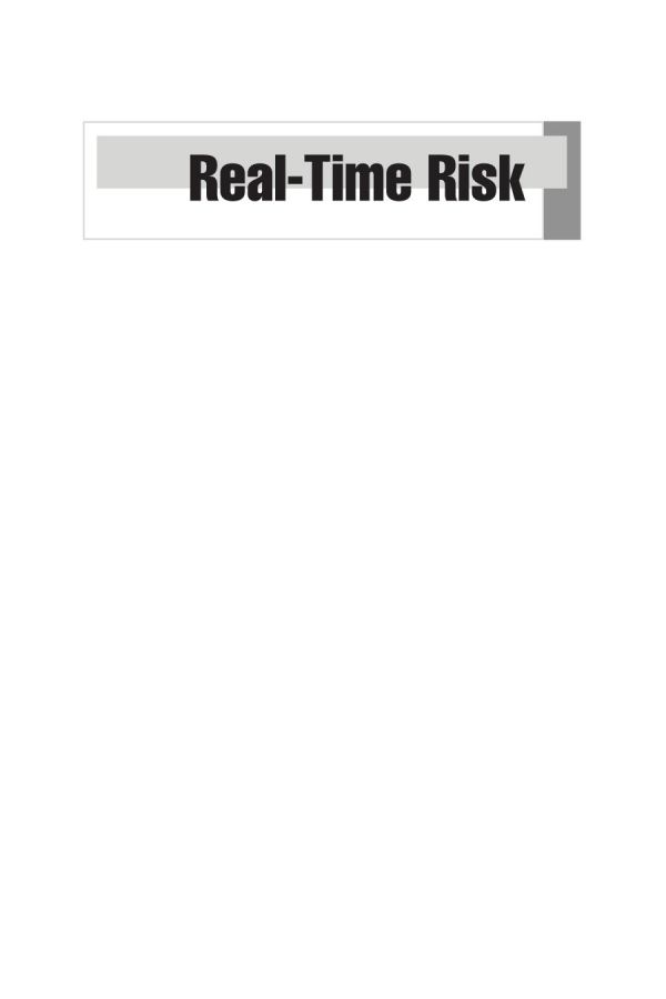 Realtime Risk What Investors Should Know About Fintech Highfrequency Trading And Flash Crashes Aldridge
