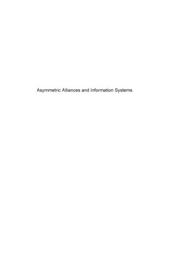 Asymmetric Alliances And Information Systems Said Karim