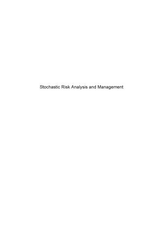 Stochastic Risk Analysis And Management Harlamov Boris