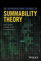 Summability Theory C An Introductory Course In Summability Theory Aasma