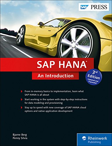 Sap Hana An Introduction 3rd Bjarne Berg Penny Silvia