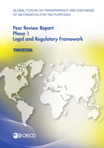 Pakistan 2015 Phase 1 Legal And Regulatory Framework Oecd
