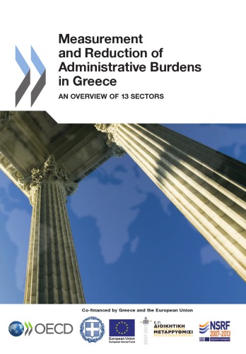 Measurement And Reduction Of Administrative Burdens In Greece An Overview Of 13 Sectors Oecd