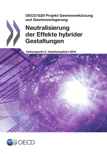 Neutralisierung Der Effekte Hybrider Gestaltungen Oecd