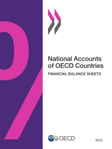 National Accounts Of Oecd Countries 2013 Financial Balance Sheets Oecd