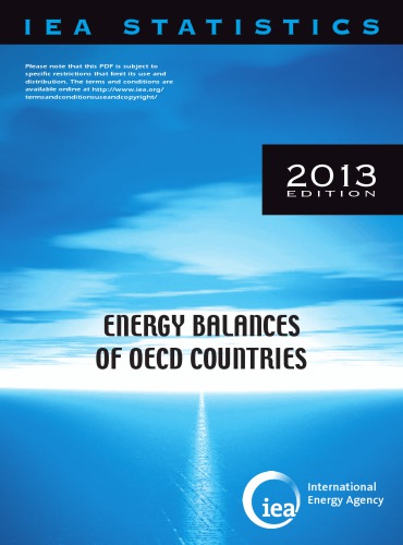 Energy Balances Of Oecd Countries 2013 Oecd