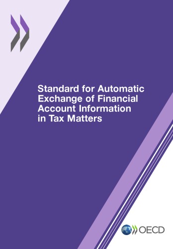 Standard For Automatic Exchange Of Financial Account Information In Tax Matters Oecd