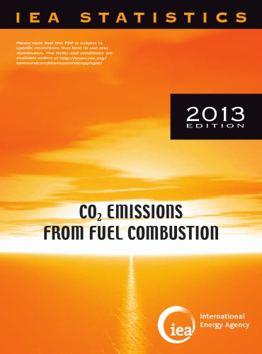 Co2 Emissions From Fuel Combustion 2013 Ed Oecd