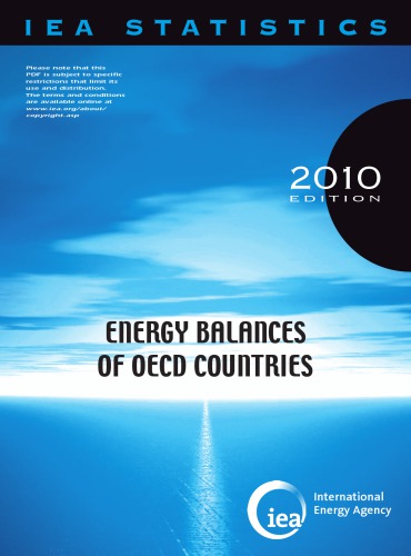 Energy Balances Of Oecdcountries 2010 Oecd