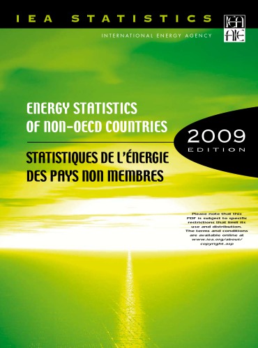 Energy Statistics Of Nonoecd Countries 2009 20062007 Oecd