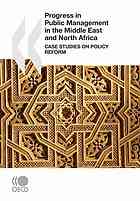 Progress In Public Administration In The Middle East And North Africa Case Studies On Policy Reform Oecd