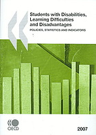 Students With Disabilities Learning Difficulties And Disadvantages Policies Statistics And Indicators 2007 Edition Oecd