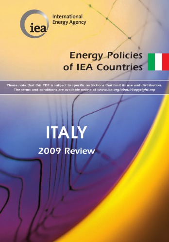 Energy Policies Of Iea Countries Italy 2009 Review Oecd