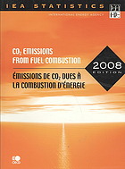 Co2 Emissions From Fuel Combustion Emissions De Co2 Dues A La Combustion Denergie 2008 Ed Oecd