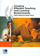 Creating Effective Teaching And Learning Environments First Results From Talis 2009 Ed Oecd