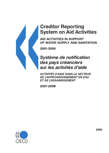 Aid Activities In Support Of Water Supply And Sanitation 20012006 Oecd