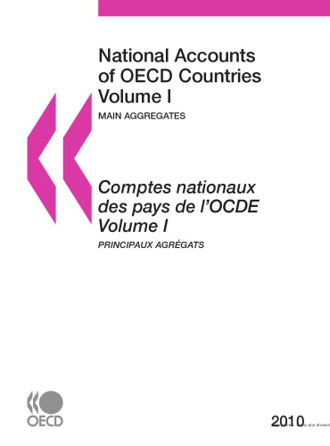 National Accounts Of Oecd Countries 2010 1 Oecd
