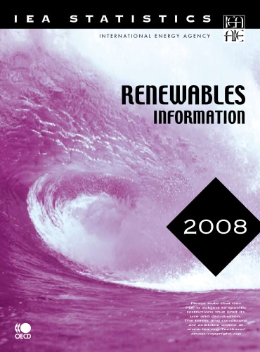 Renewables Information 2008 With 2007 Data Oecd