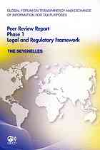 Peer Reviews The Seychelles 2011 Phase 1 Legal And Regulatory Framework Oecd