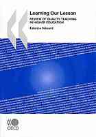 Learning Our Lesson Review Of Quality Teaching In Higher Education Oecd