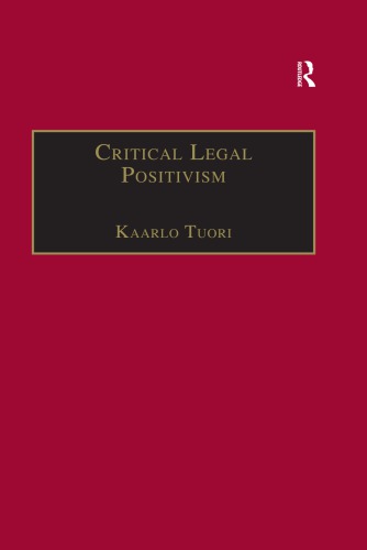 Critical Legal Positivism Kaarlo Tuori