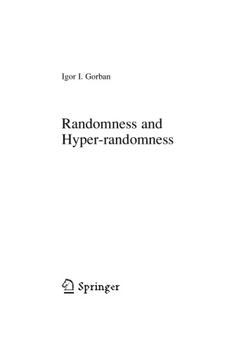 Randomness And Hyperrandomness Igor I Gorban