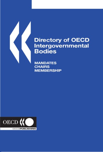 Directory Of Bodies Mandates Chairs Membership Oecd