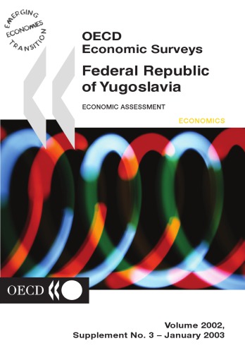 Federal Republic Of Yugoslavia Vol 2002 Supplement No 3 January 2003 Oecd